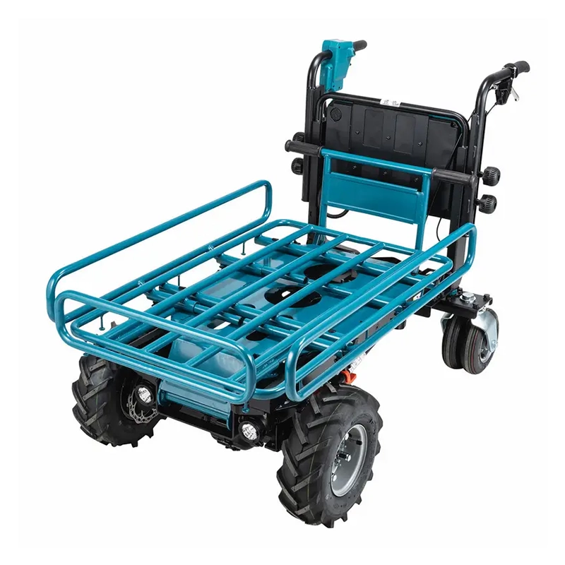 LXT® DCU604Z Power-Assisted Wheelbarrow – Strength and Maneuverability for Effortless Transport