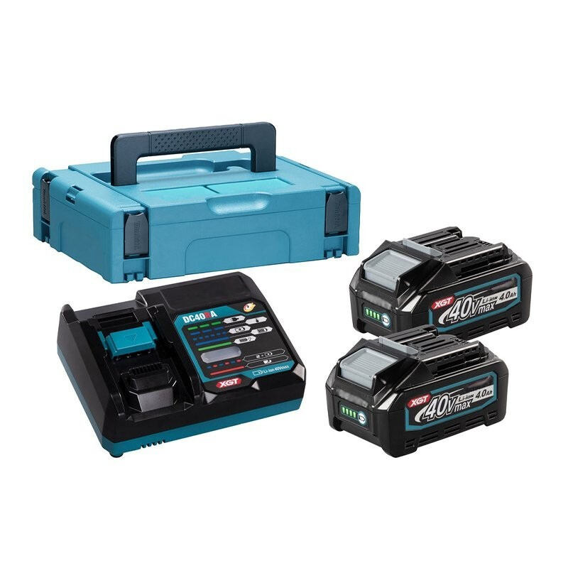 Packs Énergie 40Vmax XGT ® Lithium-Ion (2 batteries + 1 chargeur) en coffret MAKPAC191J97-1